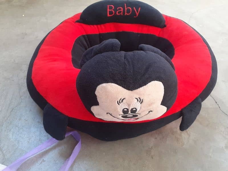 Mickey Mouse Black Red Sofa Seats Children's 1