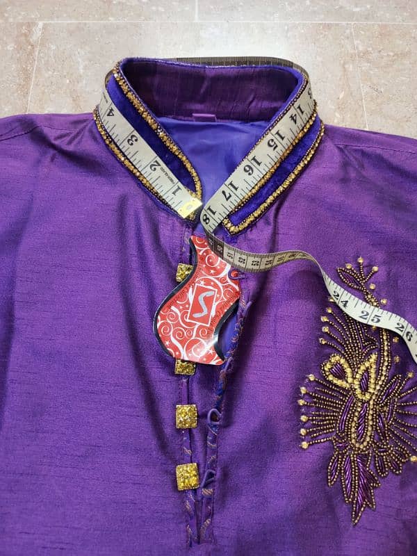 Made in Indian party wear kurta (Purple) for sell 1