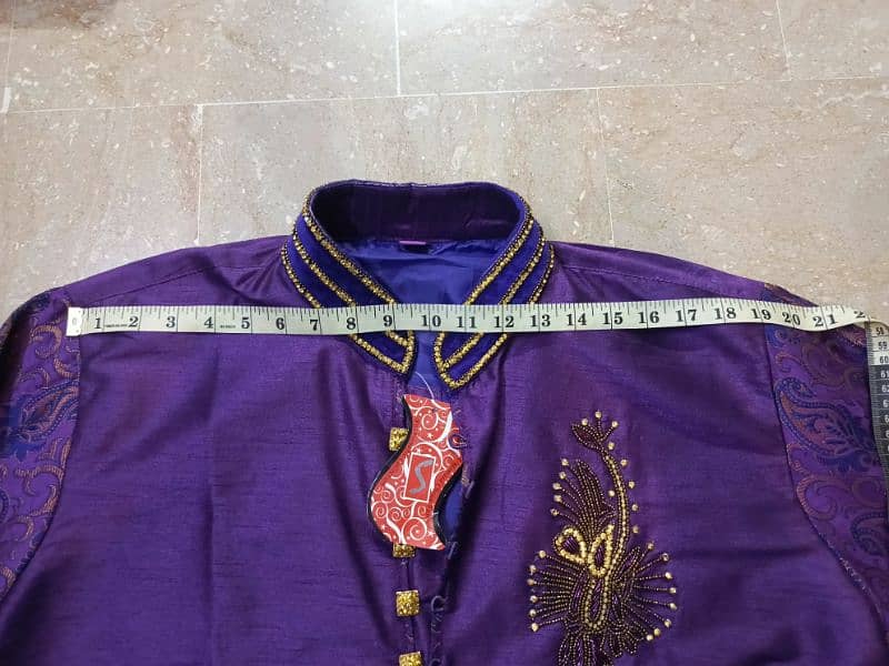 Made in Indian party wear kurta (Purple) for sell 2