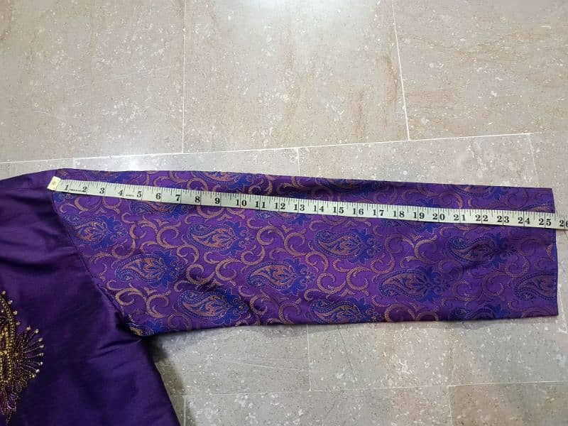 Made in Indian party wear kurta (Purple) for sell 4