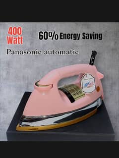 400Watt Automatic Panasonic Iron Best quality iron, pink Low Voltage