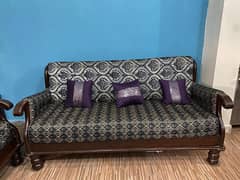 Sofa 5 seater with cushions and 2 Tables