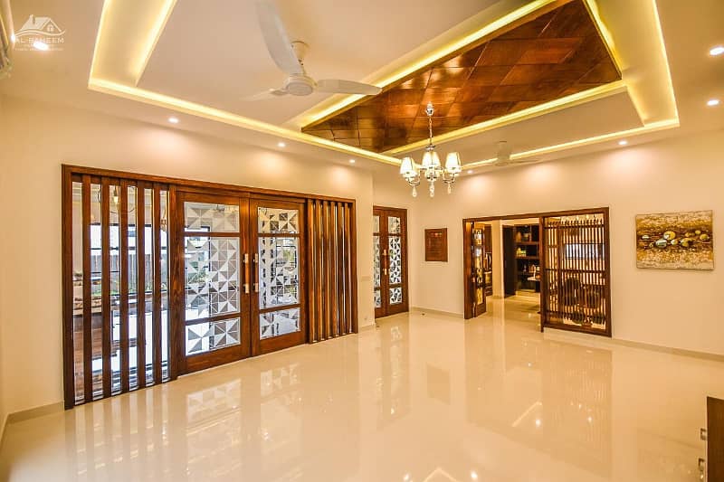 1 Kanal Brand New Luxury Modern Design House Available For Sale In Dha Top Location 12