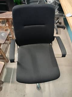 Steel Office Chairs - Black, Sturdy & Like New Condition | Minimal Use