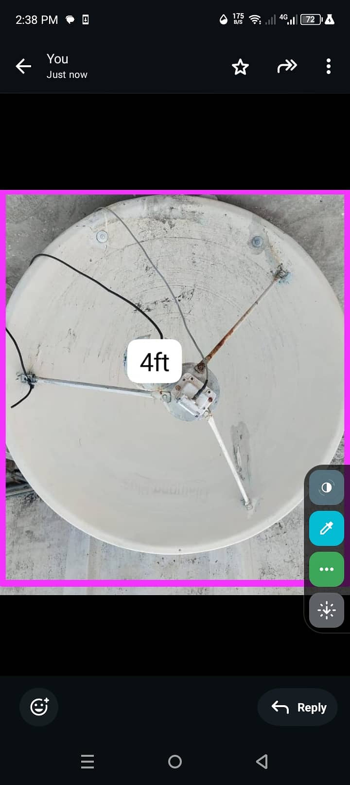 Dish antenna 4Feet 0