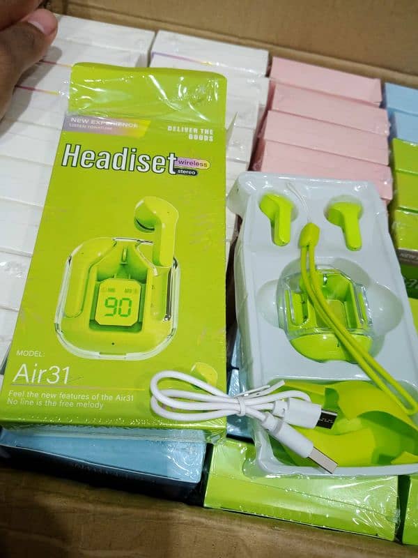 Air 31 Earbuds, A31 airbuds, A31 wireless airbuds 3