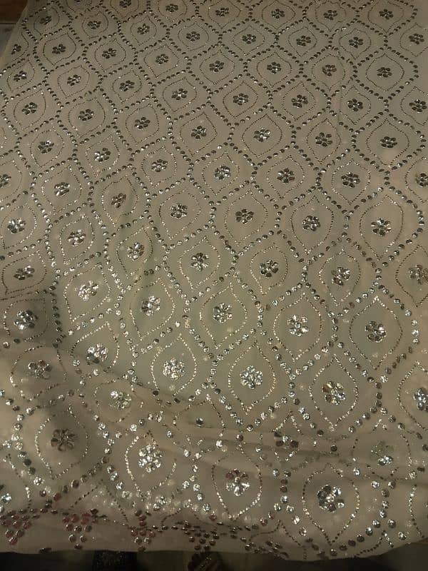 Mukesh work heavy embroidery unstitched 2