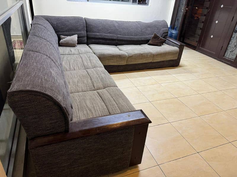 7 Seater L Shaped Sofa Set 1