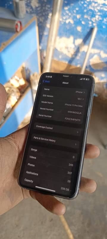 iphone 11 pro max 256 gb pta approve 6