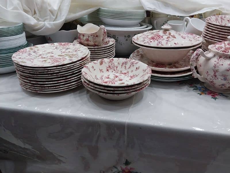 Dinner set Beautiful 100pc Floral Tea set imported from England 5