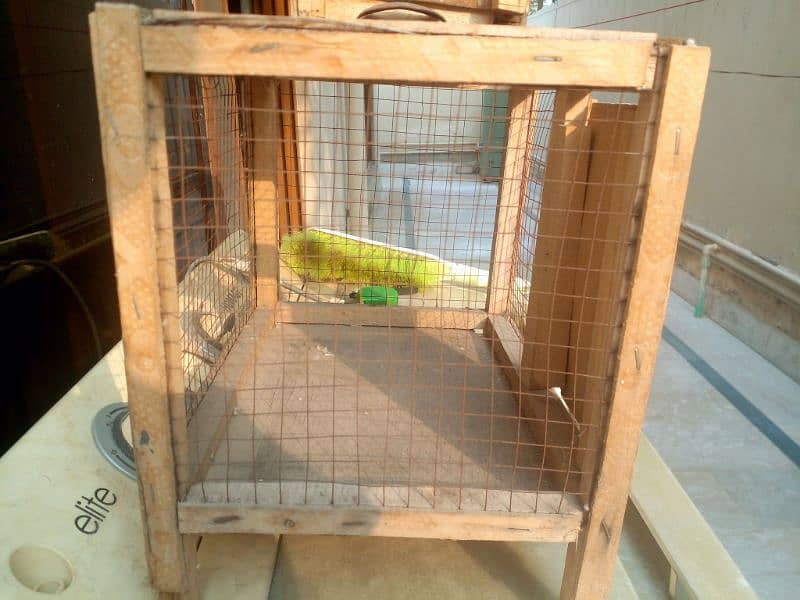 Cage for sale | Hen cage | Parrot cage | wood cage | small cage 2