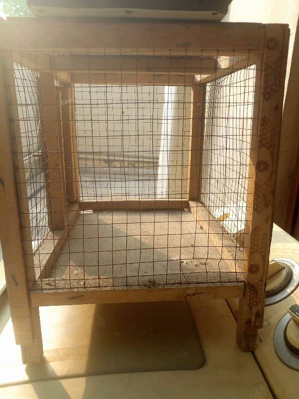 Cage for sale | Hen cage | Parrot cage | wood cage | small cage 4