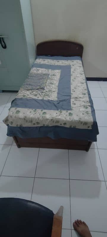 Wooden Single Bed 0