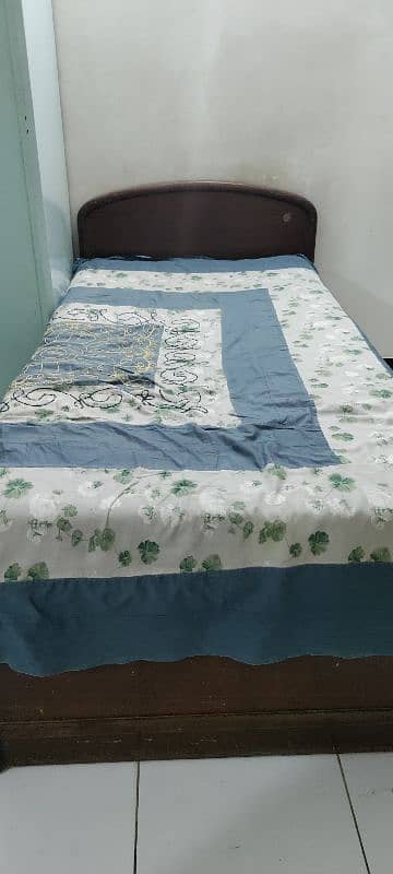 Wooden Single Bed 2