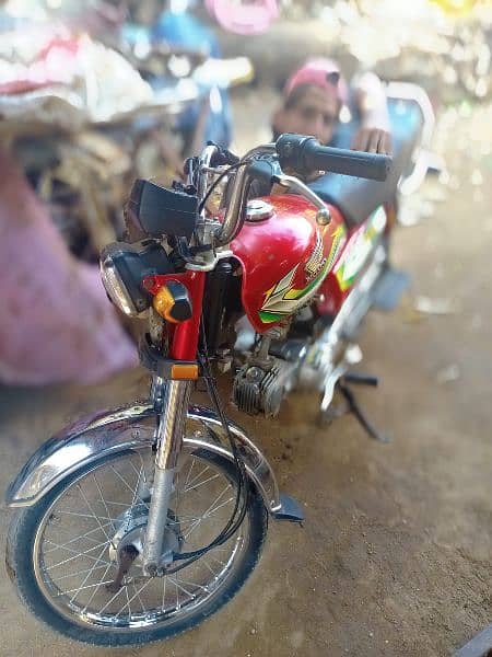 Honda cd 70 2023 model karachi number 4