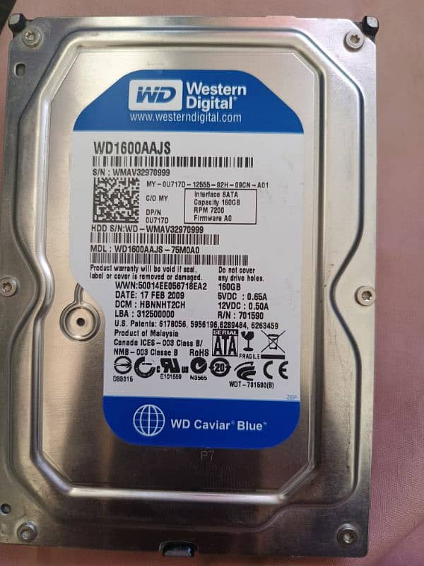 we hard drive 250gb 3