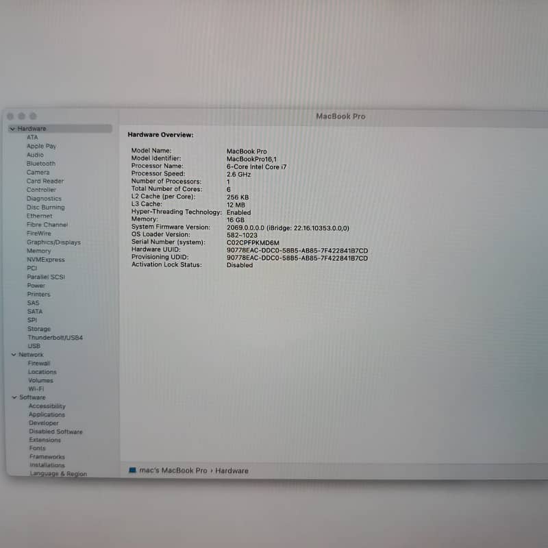 [Urgent Sale] Macbook Pro 2019 (16 Inches") Brand New Condition 11