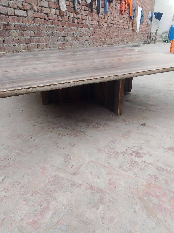 wooden floor siting dining table 6