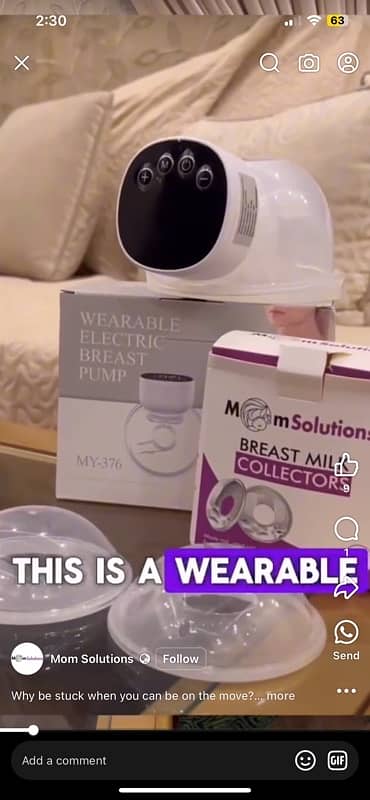 wearable breast pump 1