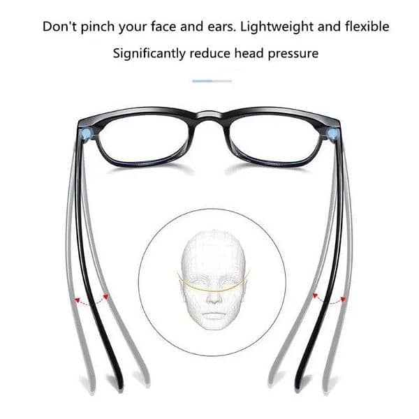 Transparent Square Frame Clear Lens Glasses 1