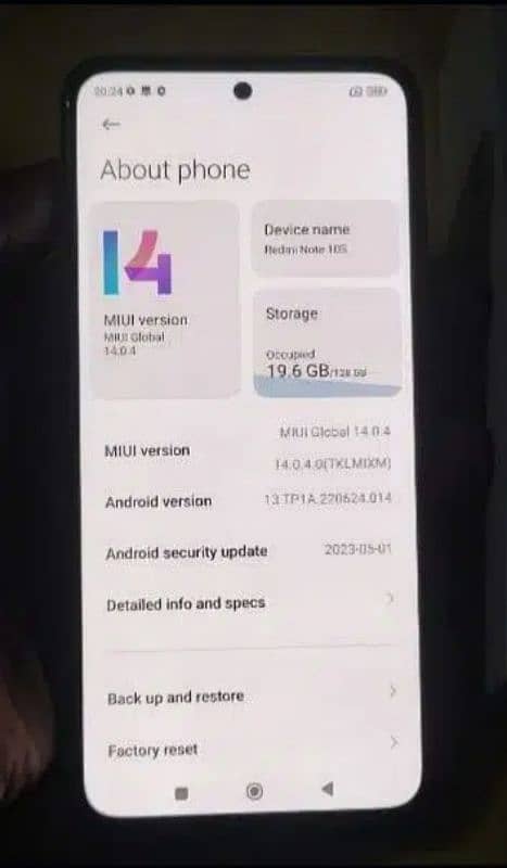 Redmi note 10s 8/128 full box 2