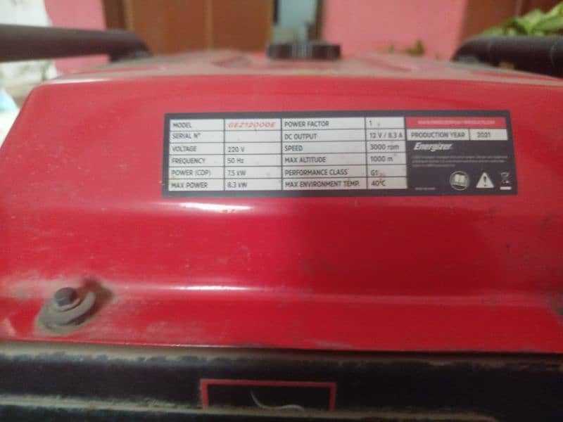 Used Energizer Generator 4