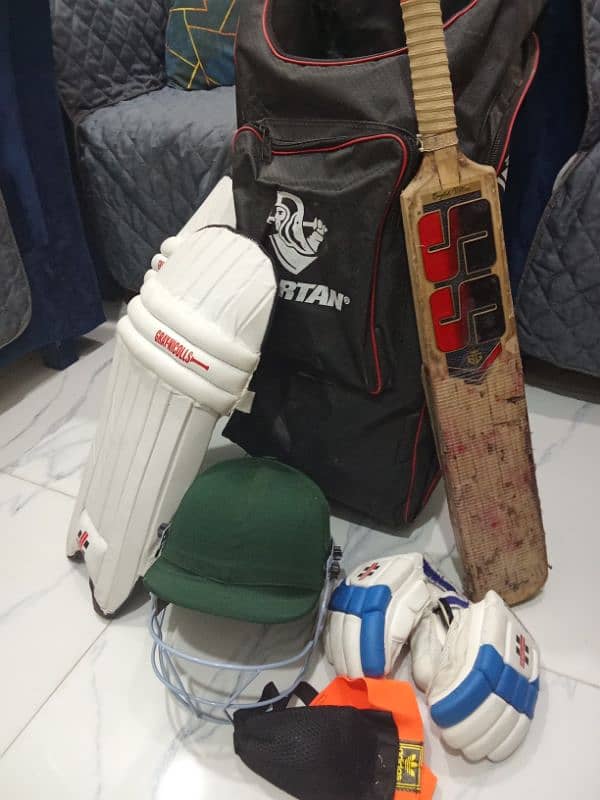 Gray Nicolls cricket kit and SS Ton bat . Whatsapp 03106166427 3