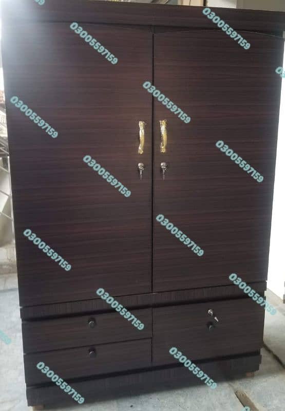 Almari wardrobe 6ft color showcase cupboard home furniture hostel use 0