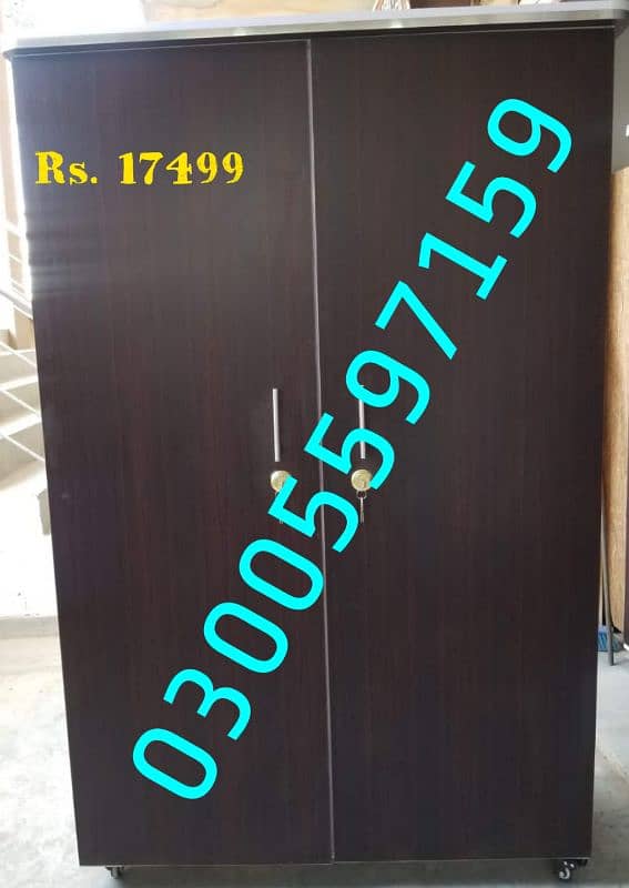 Almari wardrobe 6ft color showcase cupboard home furniture hostel use 8