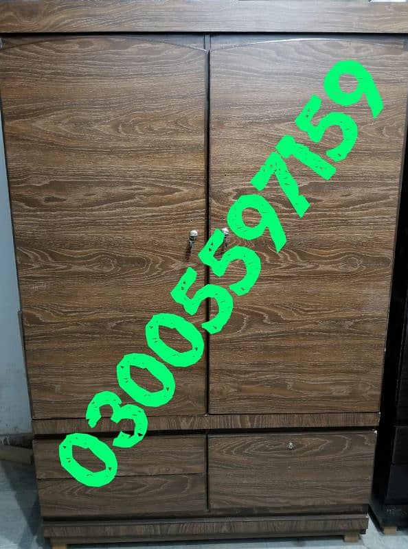 Almari wardrobe 6ft color showcase cupboard home furniture hostel use 17