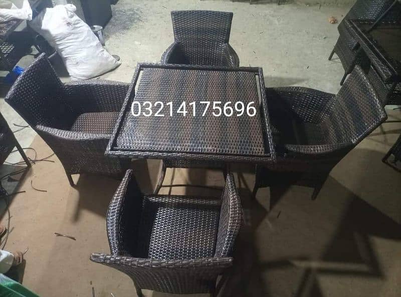 RATTAN GARDEN OUTDOOR FURNITURE UPVC FURNITURE SOFA SET CHAIRS TABLE 1