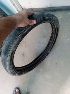 Cg 125 Front Tyre tube and Back Tyre tube with Rim