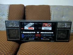 National radio+cassette player+ speaker