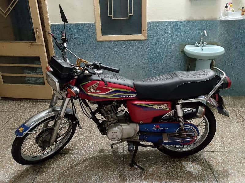 honda cg 125 red 1