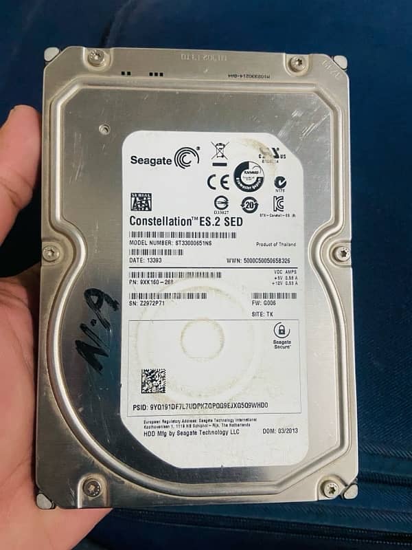 3 Tb Hard For Sale 0