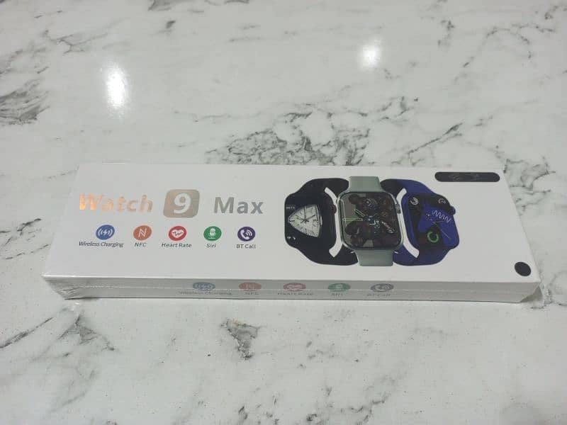 Smartwatch Smart max 9  with pinless charging best display and feature 1