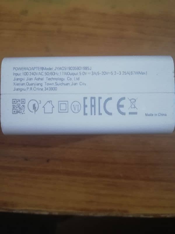 super fast branded charger 67w 1