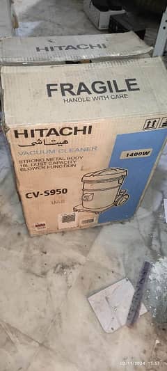 Hitachi Vacuum cleaner new condition