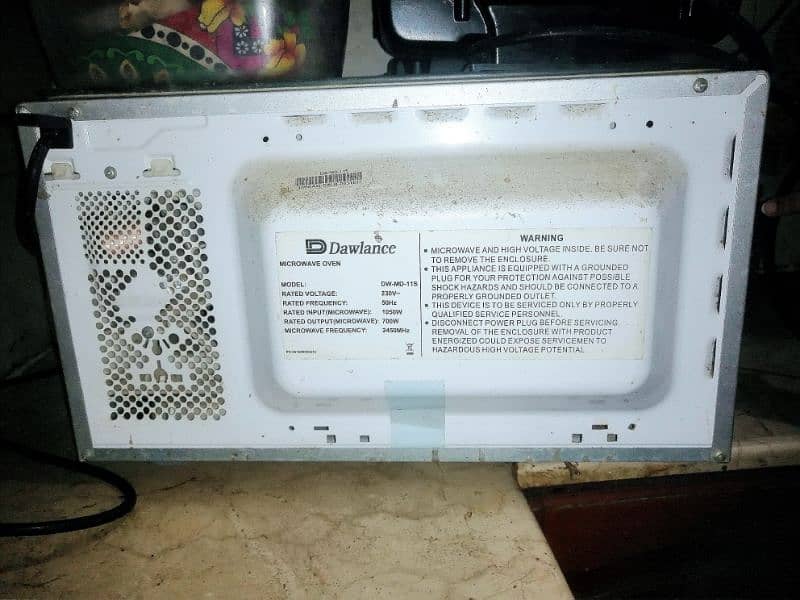 Dawlance Microwave MD-11S Stainless Steel Excellent condition Like New 10