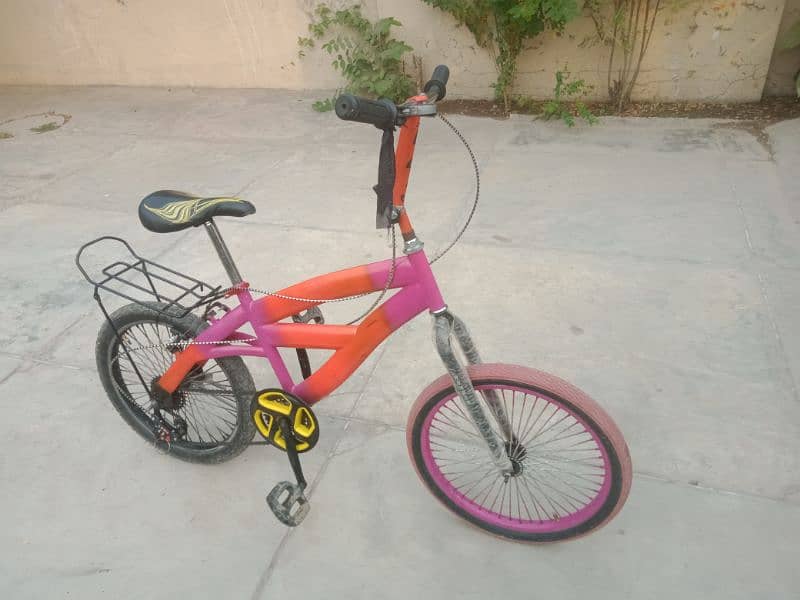 Wheeling bicycle newly restored for wheeling with gears 1