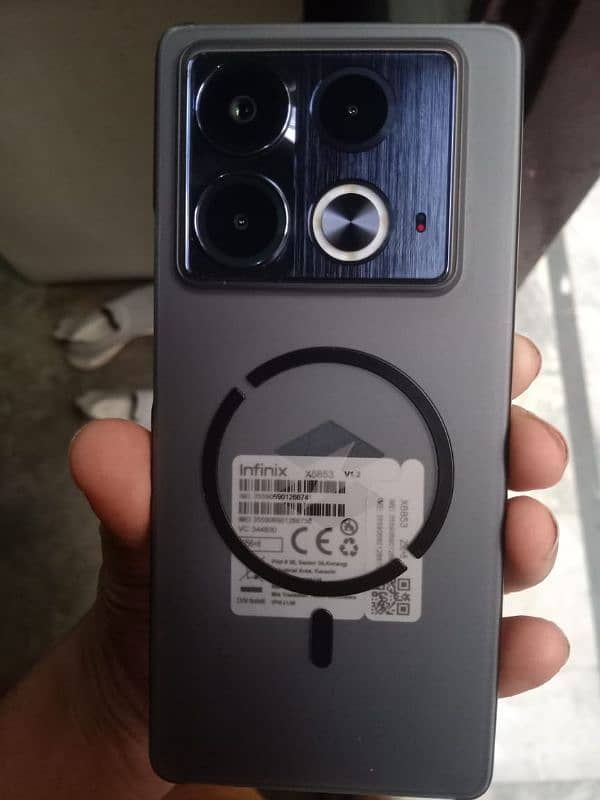 infinix note 40 2month used single hand what's app 03067963299 0