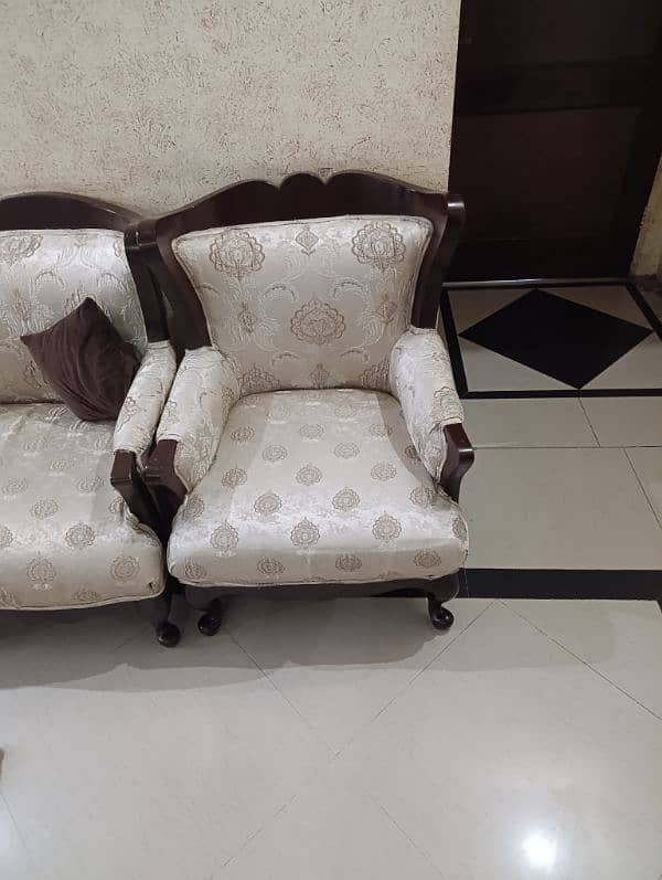 Wooden sofa set 1