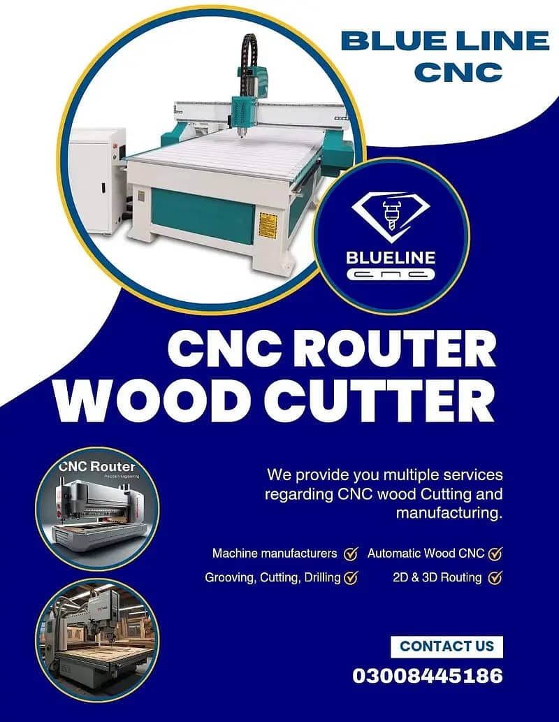 CNC Wood Router Machine/Laser Cutting Machine |wood Router All Sizes 11