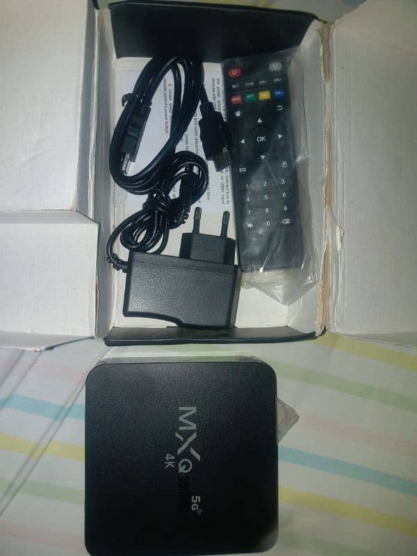 MXQ android tv box 8gb/128gb, brand new 0