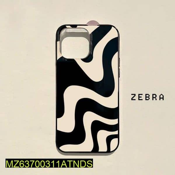 iphone back cover only zebra wavy 1