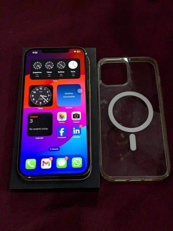 Iphone12 Pro Max | Gold | Approved | BH 91% | LLA | 1