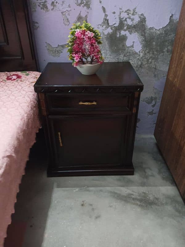 arjent sale full size bed with 2 side table without matris 4