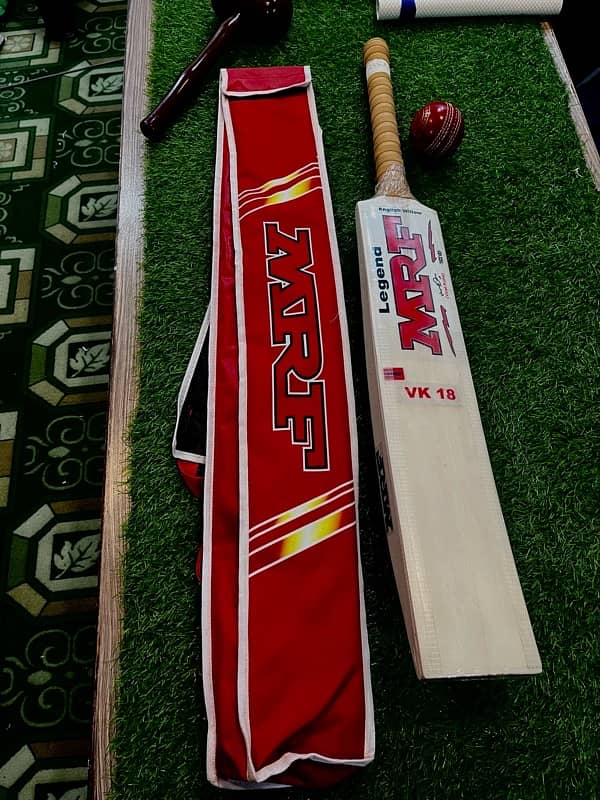 Grade A Kashmiri willow Hardball Bat |Cricket Hardball Bat |Fuly Knock 0