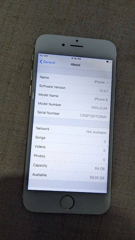 Iphone 6 64GB Non PTA All Ok 1