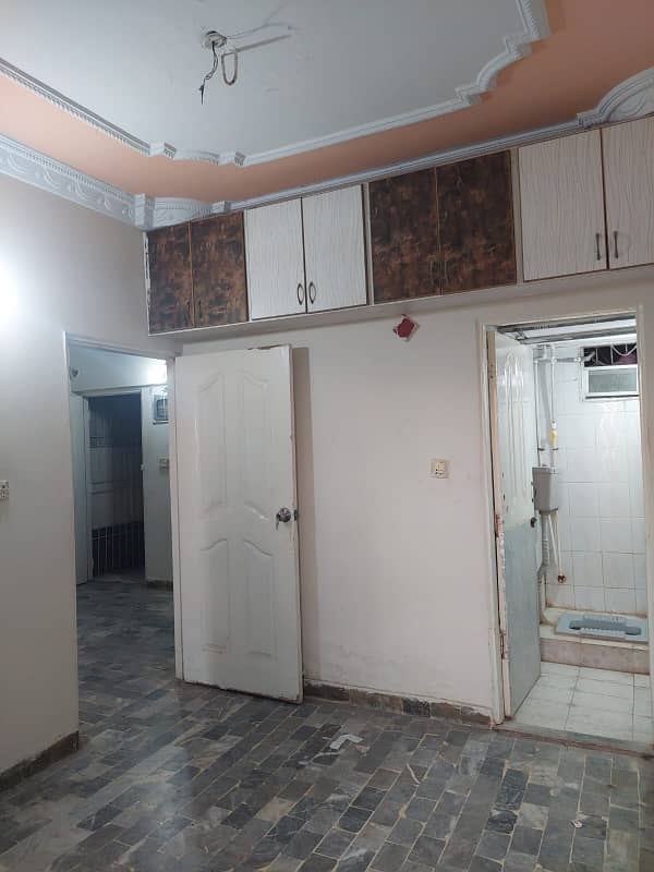 FLAT FOR RENT MUNIR BRIDGE VIEW GULISTAN E JAUHAR BLOCK 18 KARACHI. CONTACT 0331,8381586 3